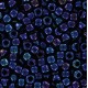 Toho seed beads 8/0 round Metallic Nebula - TR-08-82